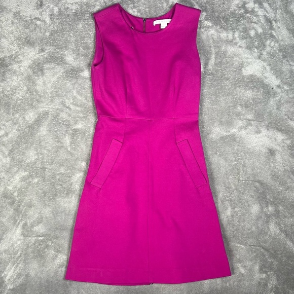 Diane VonFurstenberg Dress Womens 0 Carpreena Pink Sheath Bodycon Feminine Mini - Picture 3 of 9